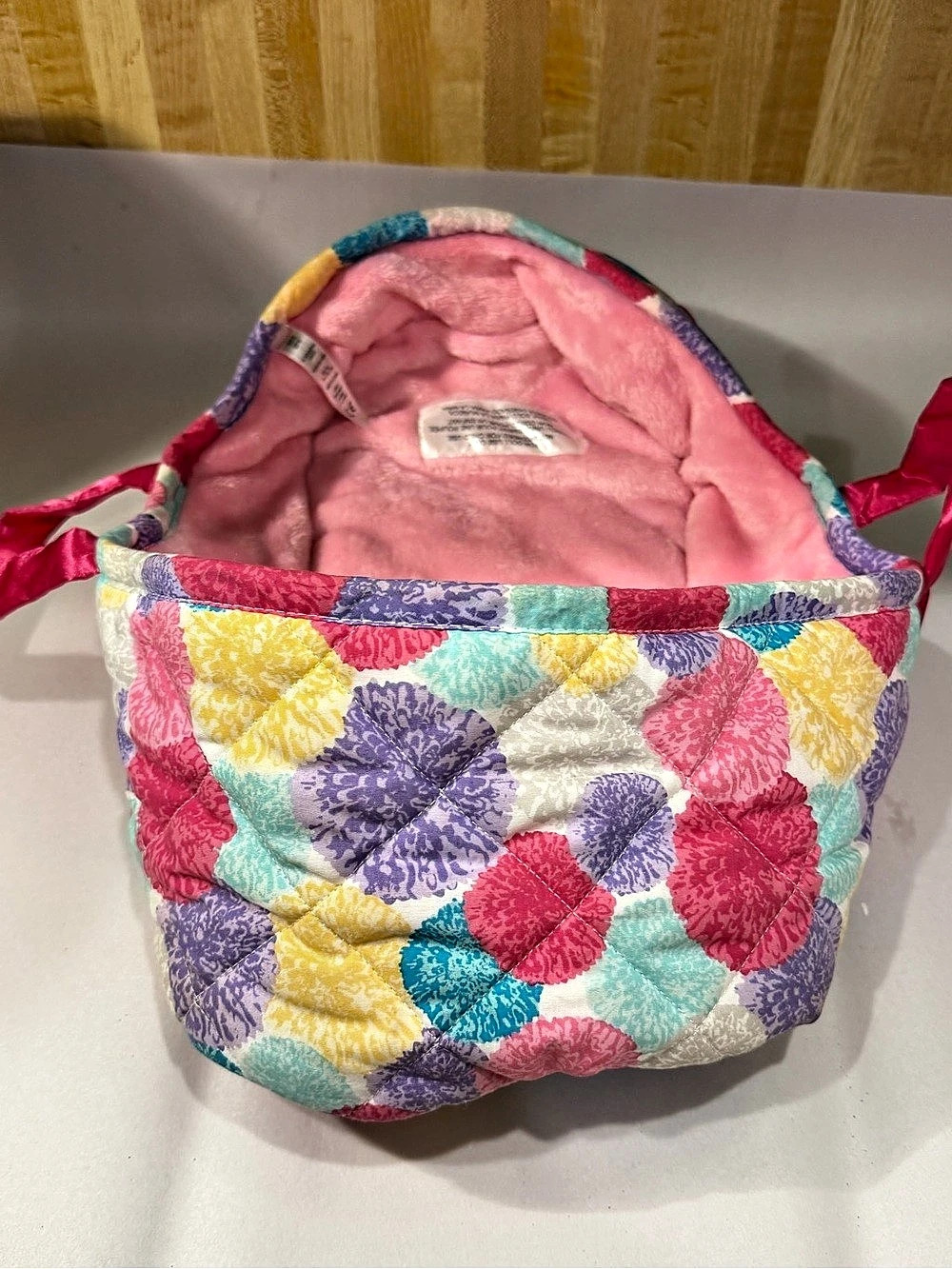 2019 American Girl Floral baby  Bag in Pink & Multicolor